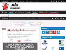 Tablet Screenshot of jaencb.es